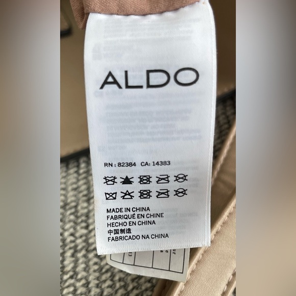 Aldo Tan Satchel with Structured Design and Tassels - Picture 3 of 16